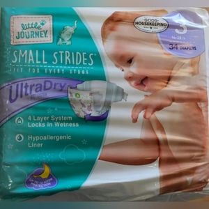 Little Journey  Baby Dry Disposable Diapers Size 3 (34 diapers-  Total 102)